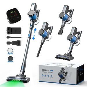 Cordless Stick Vacuum Lightweight Upright for Carpet Hard Floor Pet Hair